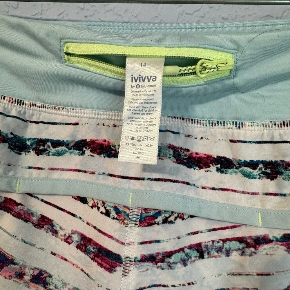 Ivivva by Lululemon Speed Up Girls Drawstring Shorts